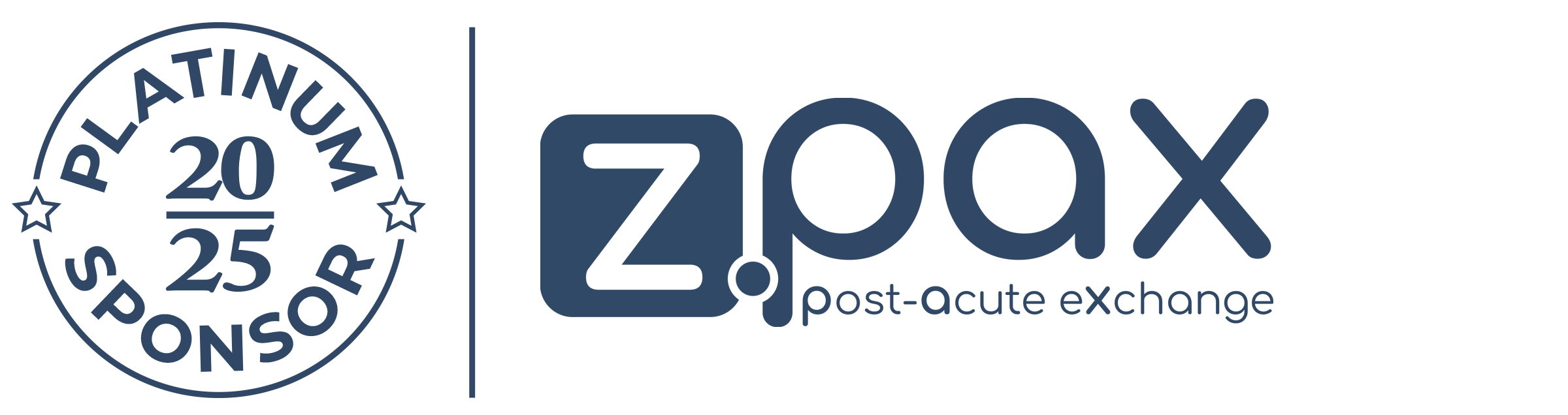 ZPAX PLATINUM SPONSOR LOGO IN BLUE